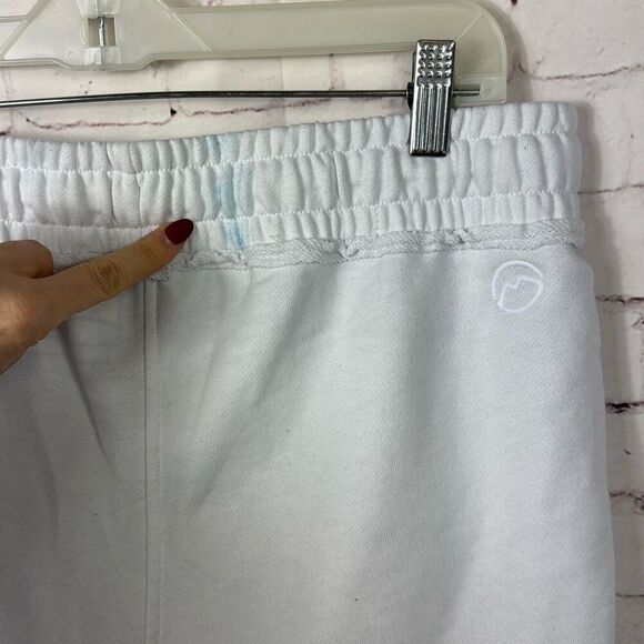 Magellan Outdoors Lounge Set Womens Large Relaxed Fit Shirt Shorts 2 Pc White - Picture 10 of 13